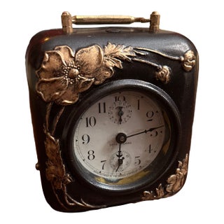 1990s Art Nouveau Alarm Clock For Sale