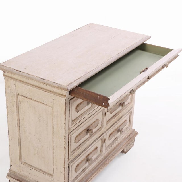 18th Century A Dutch Painted Commode, 18th C. For Sale - Image 5 of 7