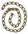 Vintage Gold Chain Necklace Signed For Sale