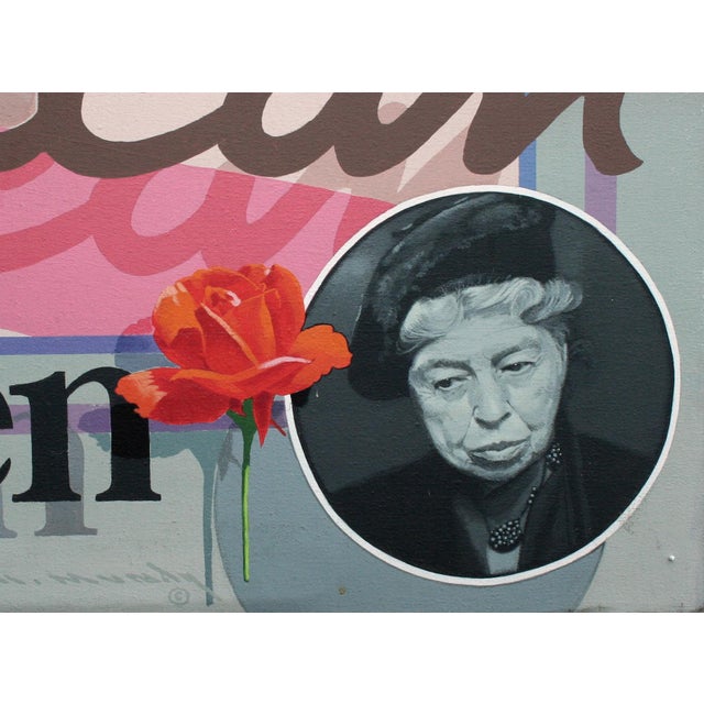 Pop Art Woman Patriots Harriet B. Stowe, Eleanor Roosevelt, Amelia Earhart, Clara Barton by Charles Warren Mundy For Sale - Image 3 of 4