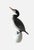 Rare handpainted black cormorant ( also called as black shag ) bird porcelain figure A great addition to any collection!...