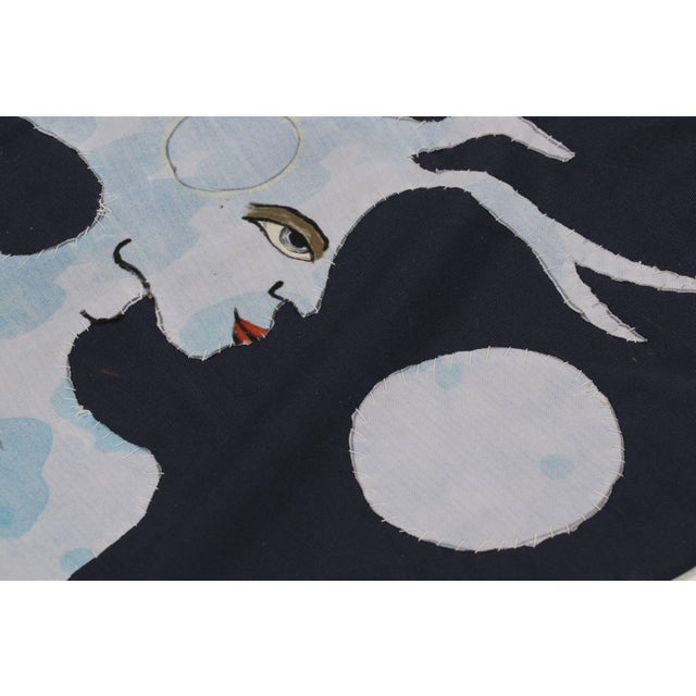 Rug & Kilim’s Contemporary African Tapestry With Celestial Human Pictorial For Sale In New York - Image 6 of 9