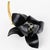 1990s Fabrice Paris Giant Black Dahlia Resin Flower Brooch For Sale - Image 5 of 10