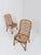 1960s Mid-Century Modern Italian Bamboo, Cane and Rattan Dining Chairs, 1960s, Set of 4 For Sale - Image 5 of 18