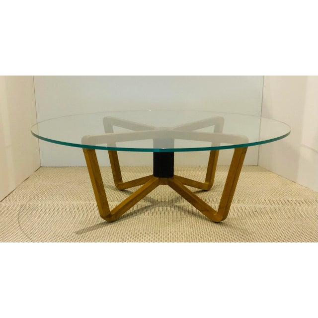 Wood Baker McGuire Organic Modern Eitean Teak Outdoor Cocktail Table For Sale - Image 7 of 7