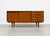 Mid Century Modern styled Handmade Credenza / Media Stand featuring exquisite sculptural hand pulls and plenty of shelving...