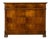 Mid-19th Century French Louis Philippe Walnut Commode With Carrara Marble Top For Sale