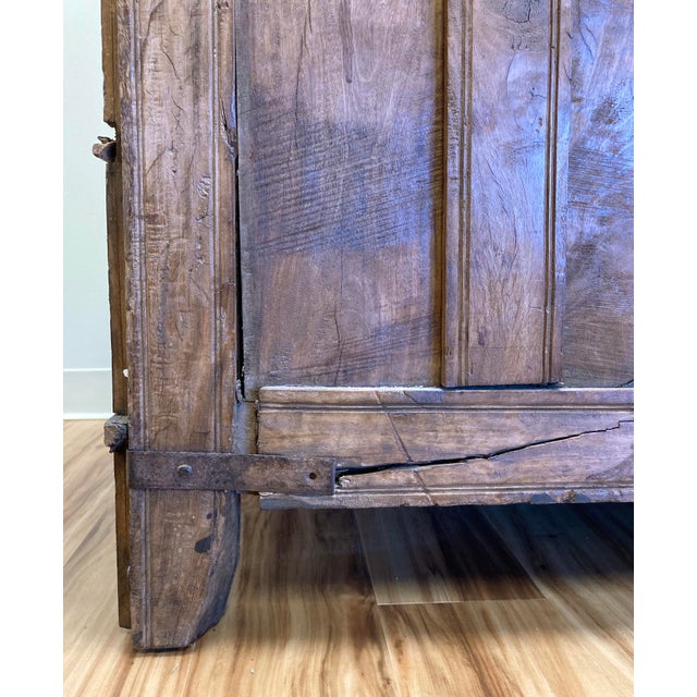 Substantial Antique 19th C Damchiya Anglo Indian Dowry Trunk For Sale - Image 12 of 13