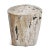 Solid organic vintage petrified wood stool or side table. Created from a ancient fossilized tree trunks that have been...