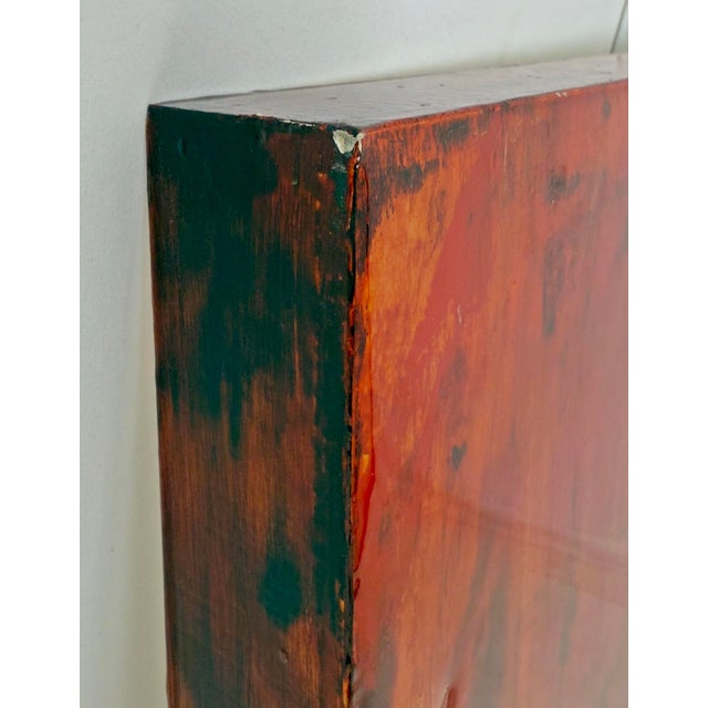 2008 Rick Hobbs “Rehearsal” Large Abstract Acrylic Painting on Board Signed For Sale - Image 13 of 18