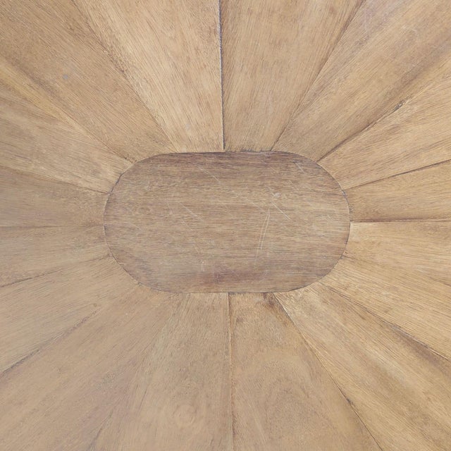 Tan Rose Tarlow Oval Regency Dining Table For Sale - Image 8 of 8