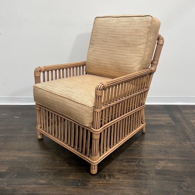 Palecek President's State Rattan Chair | Chairish