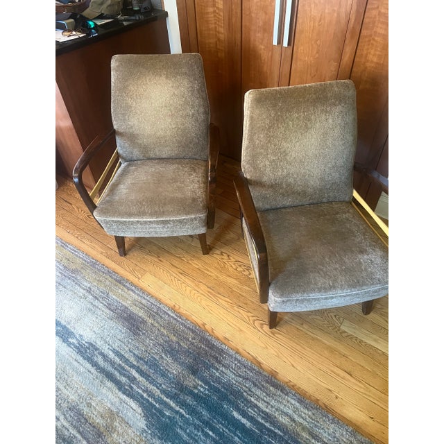 1950s Mid-Century Modern Armchairs – Made in Western Germany- a Pair For Sale - Image 11 of 11
