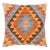 Geometric Turkish Bee Hand Woven Kilim Throw Pillow For Sale