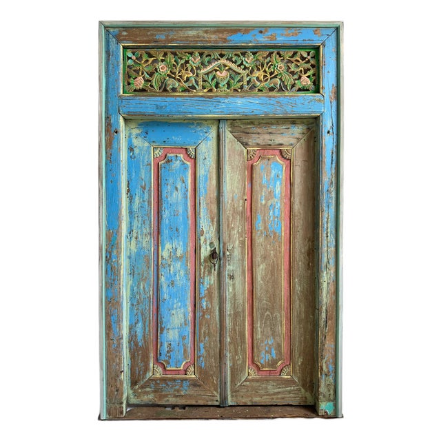 Antique Madhura Balinese Door For Sale
