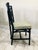Mid 20th Century Ficks Reed Attributed Black Lacquered Bamboo Dining Chairs - Set of 6 For Sale In Miami - Image 6 of 11