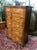Brown Antique Serpentine Dresser, Antique Tall Chest of Drawers For Sale - Image 8 of 13