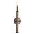 Port 68 Tivoli Marble Natural/Brass Sconce For Sale - Image 4 of 6