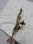 Gold gilt candle wall sconce with sheaf well sconce