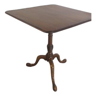 Kittinger Cw Tilt Top Side Table Mahogany For Sale