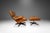 This authentic Eames Lounge Chair Model 670 and Ottoman Model 671 set, crafted in 2007, exemplifies timeless mid-century...