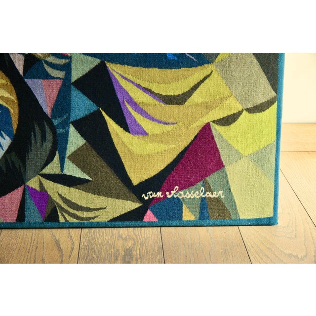 Mermaids Handwoven Tapestry by Julien Van Vlasselaer, Belgium, 1957 For Sale - Image 6 of 7