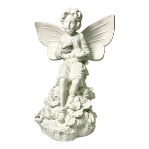 1980s Vintage Art Nouveau Boho Chic Blanca Garden Angel Figurine