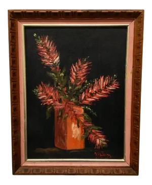 M. Phillips Mid-Century Still Life Painting