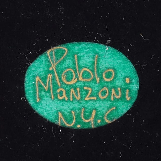 Set of Six Reverse Decoupage Seashell Glass Plates by Pablo Manzoni For Sale - Image 9 of 10