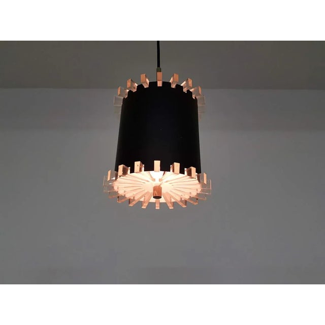 1960s Small Mid-Century Pendant Lamp Attributed to Raak, 1960s For Sale - Image 5 of 9