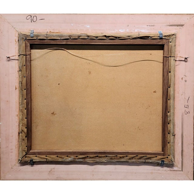 Alexander Warshawsky-1930s Audierno Beach Scene North of France-Oil Painting For Sale - Image 9 of 9