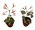 2000 - 2009 Pair of Artisan Flowers For Sale - Image 5 of 12