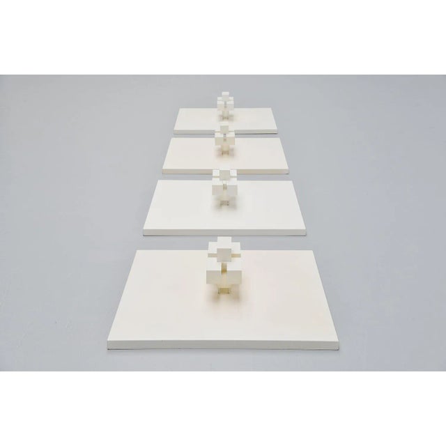 Gold Wall Panels by Bander Van Ierland, Holland, 1986 For Sale - Image 8 of 11