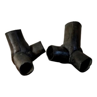 Roger Prince (American 1924 - 2021) Modernist Abstract Bronze Torso Sculpture For Sale