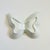 White White Ceramic Butterfly Tray For Sale - Image 8 of 12
