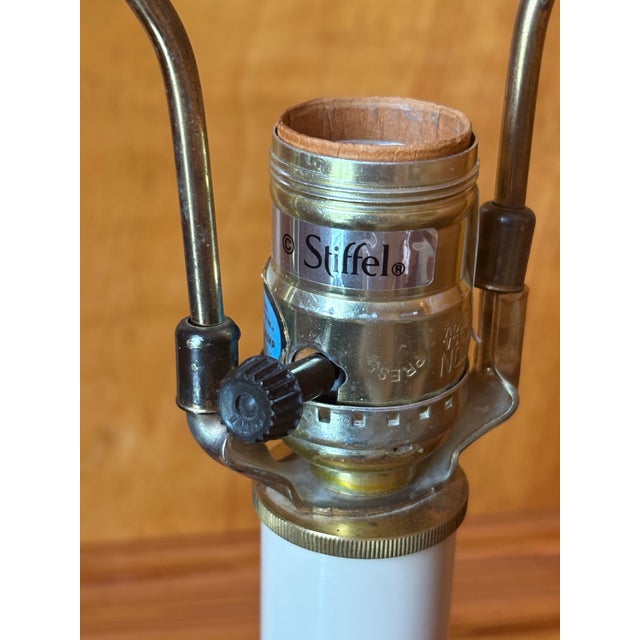 Brass Late 20th Century Brass Barley Twist Table Lamp by Stiffel For Sale - Image 8 of 10