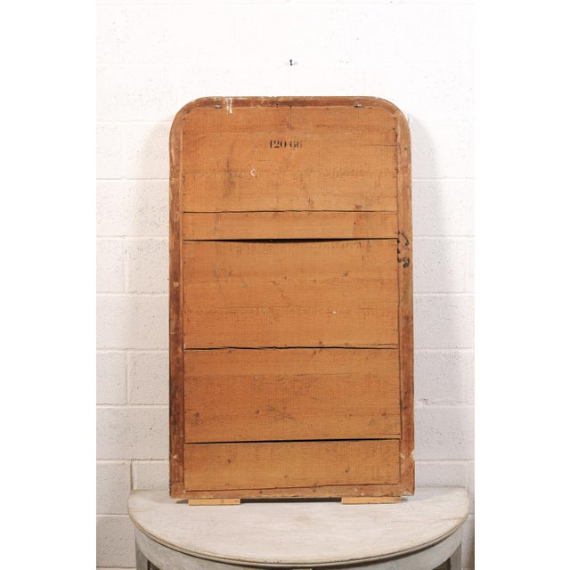 19th Century Louis Philippe Carved Mirror With Garland Motif For Sale - Image 9 of 9