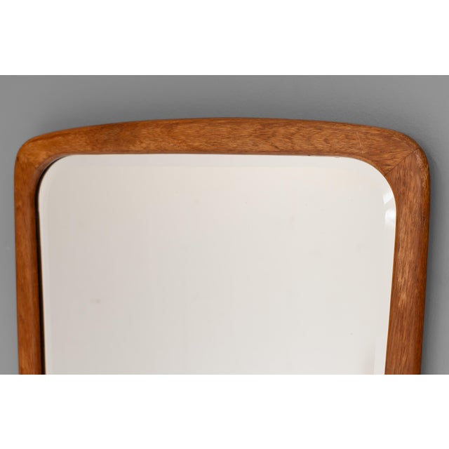 Mid-Century Modern Vintage Danish Wall Mirror, 1960 For Sale - Image 3 of 7