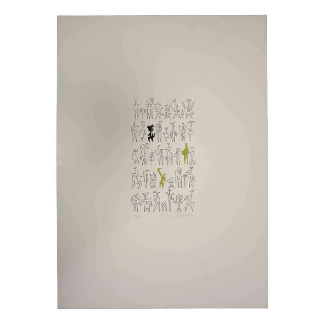 Leo Guida, The Signals, Lithograph, 1970s For Sale