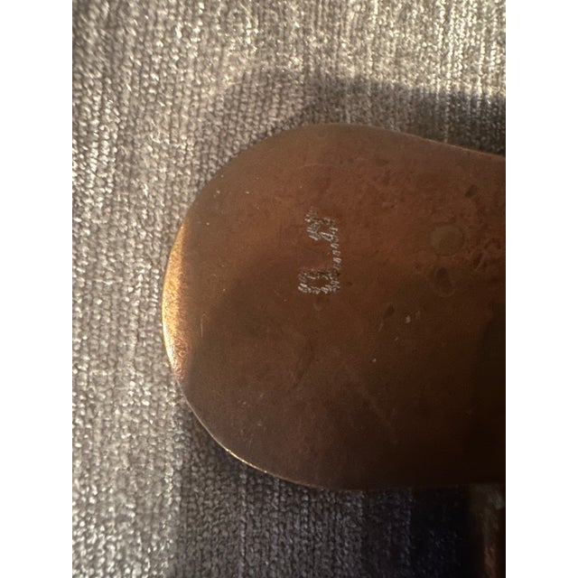 Art Deco Early 20th Century Art Deco Tin Lined Copper Pan For Sale - Image 3 of 7