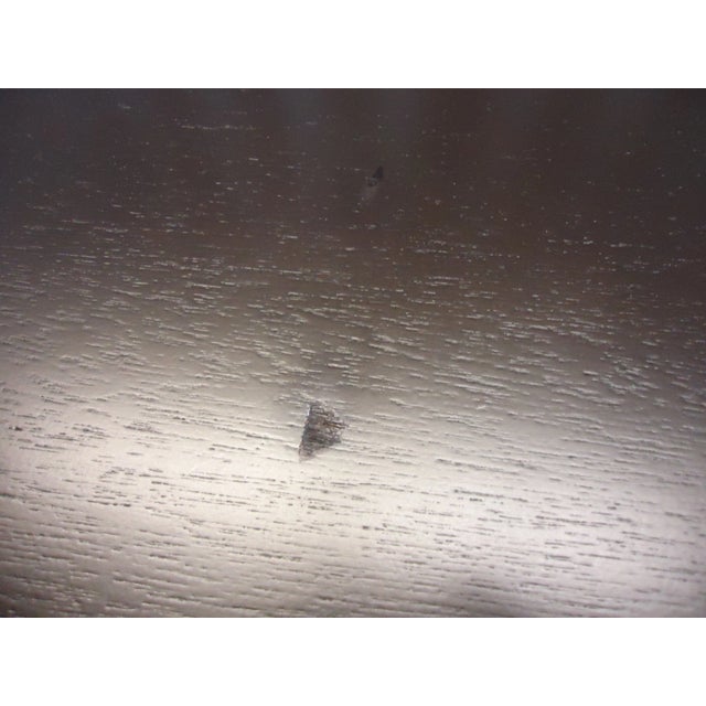 Mid-Century Modern Dark Wood Tanker Desk For Sale - Image 12 of 13