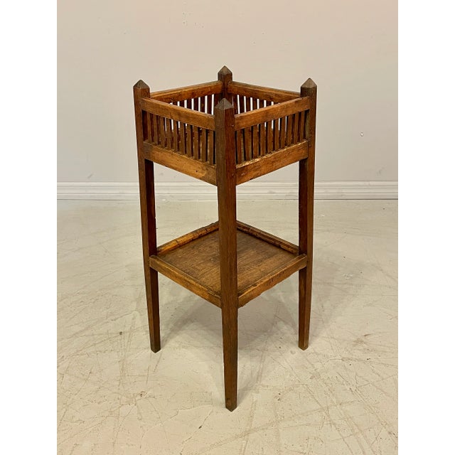 French Country 19th Century French Provincial Two Tiers Side Table For Sale - Image 3 of 11