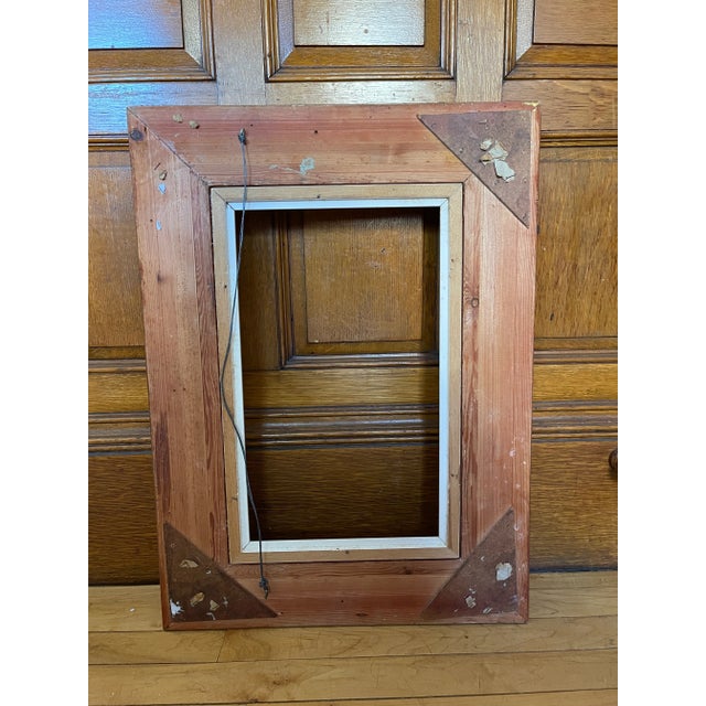 Gold Vintage Carved Gilt Wood Frame For Sale - Image 8 of 11