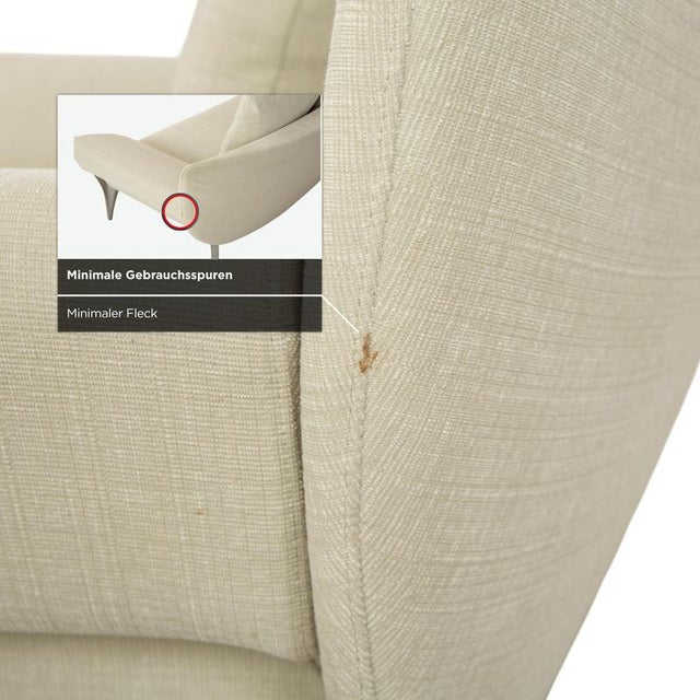 Model 1600 2-Seater Sofa in Cream Fabric from Rolf Benz For Sale - Image 10 of 17