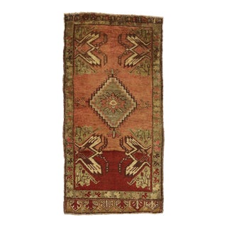 Vintage Turkish Yastik Rug - 01'09 X 03'06 For Sale