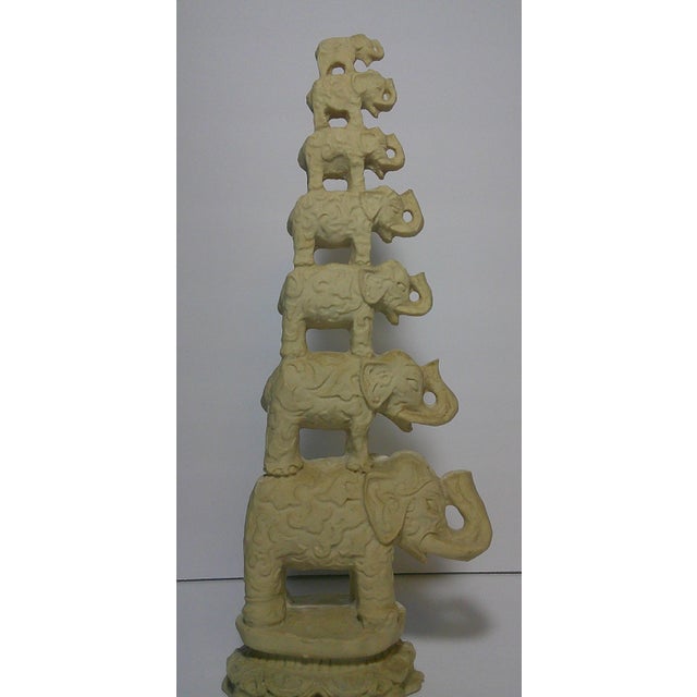 Plastic Vintage Mexican MCM Folk Art "Lucky Money" Elephant Totem Uncommon For Sale - Image 7 of 14