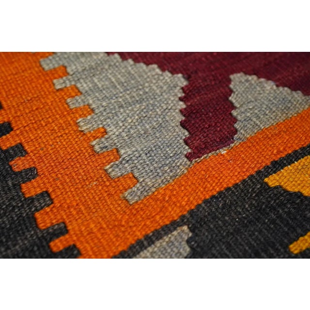 Vintage Kilim Rug 5'4'' x 10'6'' For Sale In New York - Image 6 of 12