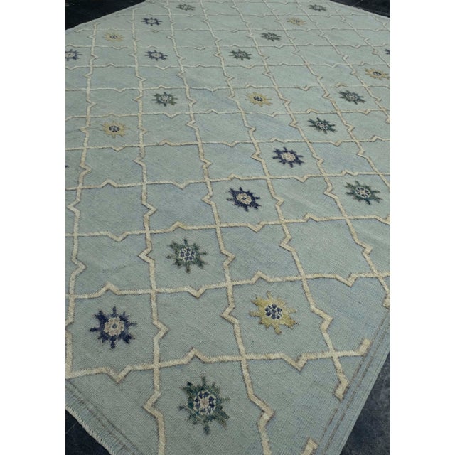 Turkish Kilim Oriental Handmade Flatweave 9'6" x 12'2" #17881 For Sale - Image 3 of 8