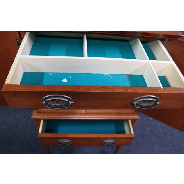 Cherry Silverware Chest Chairish