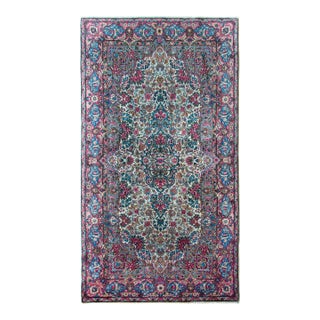 Early 20th Century Persian Kirman Rug For Sale